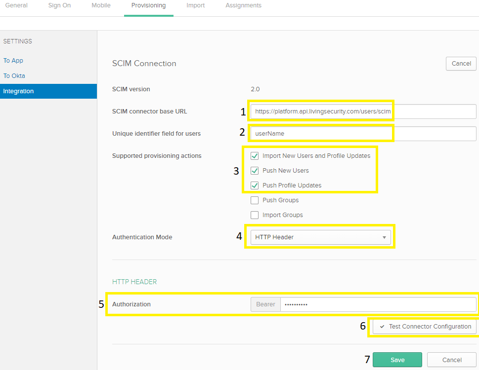 Configuring Your Okta Application For Scim User Provisioning