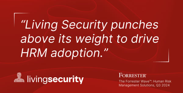 Living Security- 2024 Forrester Press Release- Feature Image